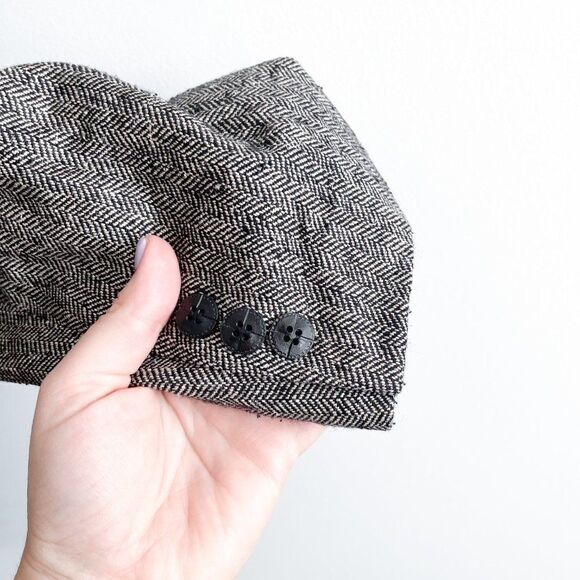 Circle S Western Boise Coat Blazer Black Herringbone Silk Sport Coat Men’s 50R - Picture 9 of 10